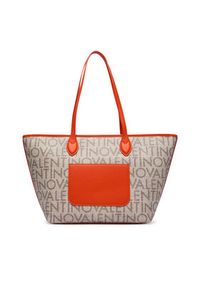 VALENTINO - Valentino Torebka Logo VBSA1F02 Beżowy. Kolor: beżowy. Materiał: skórzane #2