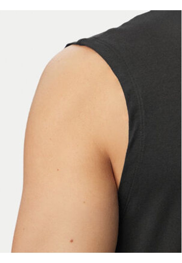 Jack & Jones Tank top Simon 12297709 Czarny Relaxed Fit. Kolor: czarny. Materiał: bawełna