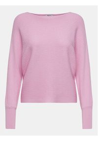 only - ONLY Sweter Adaline 15226298 Różowy Relaxed Fit. Kolor: różowy. Materiał: wiskoza #3