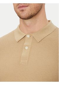 Blend Polo 20718361 Beżowy Regular Fit. Typ kołnierza: polo. Kolor: beżowy. Materiał: bawełna #5