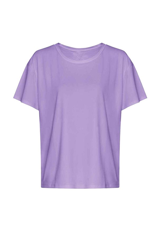 JUST COOL - Koszulka Damska Z Odkrytymi Plecami. Kolor: fioletowy. Sport: turystyka piesza