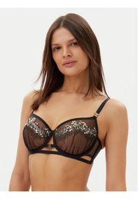 Chantelle X Biustonosz balkonetka Genesis C01KM5 Czarny. Kolor: czarny. Materiał: syntetyk #1