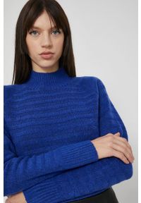 medicine - Medicine - Sweter Commercial. Okazja: na co dzień. Kolor: niebieski. Długość rękawa: raglanowy rękaw. Styl: casual #4