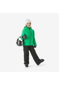 WEDZE - Kurtka narciarska dla dzieci Wedze 500. Kolor: zielony. Materiał: tkanina. Sezon: zima. Sport: narciarstwo