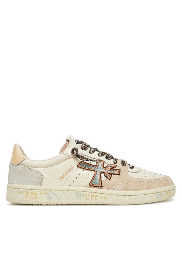 Sneakersy Premiata. Kolor: beżowy