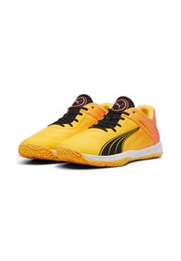 Puma - Sportowe buty halowe Accelerate Turbo PUMA. Kolor: czarny, różowy, wielokolorowy, pomarańczowy, żółty. Sport: siatkówka