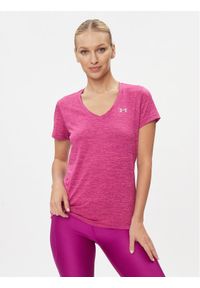 Under Armour T-Shirt Tech Ssv - Twist 1258568 Różowy Loose Fit. Kolor: różowy. Materiał: syntetyk #1