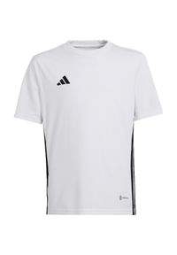 Adidas - Koszulka do piłki nożnej dla dzieci adidas Tabela 23 Jersey. Kolor: biały. Materiał: jersey #1