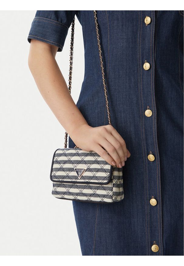 Guess Torebka Giully II Mini HWAG96 73740 Granatowy. Kolor: niebieski