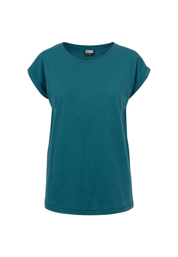 Urban Classics - Koszulka Damska Z Rozszerzonym Ramieniem. Kolor: niebieski. Sport: turystyka piesza