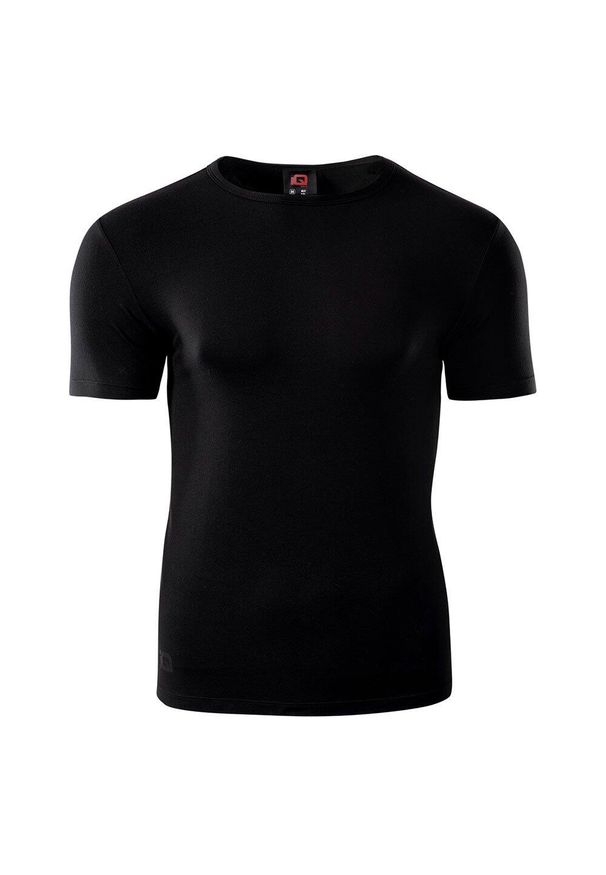 IQ - T-shirt Męski Milky. Kolor: czarny. Sport: turystyka piesza