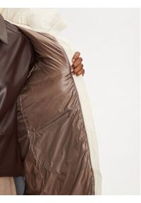 Hetrego - Hetregó Płaszcz zimowy Lena 8N697 Écru Regular Fit. Materiał: syntetyk. Sezon: zima
