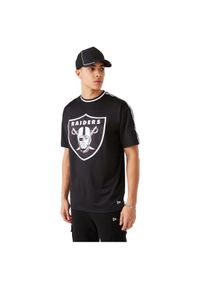 Koszulka z krótkim rękawem New Era Las Vegas Raiders 2021/22. Kolor: czarny, wielokolorowy, biały. Długość rękawa: krótki rękaw. Długość: krótkie. Sport: piłka nożna #1