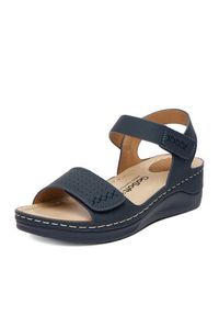 Go Soft Sandały CEO-W23206 Granatowy. Kolor: niebieski. Materiał: skóra #4