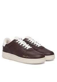 Polo Ralph Lauren Sneakersy 809P13086003 Brązowy. Kolor: brązowy. Materiał: skóra #6