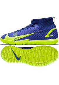 Buty piłkarskie Nike Mercurial Superfly 8 Academy Ic Jr CV0784 474 wielokolorowe niebieskie. Kolor: wielokolorowy. Sport: piłka nożna #2