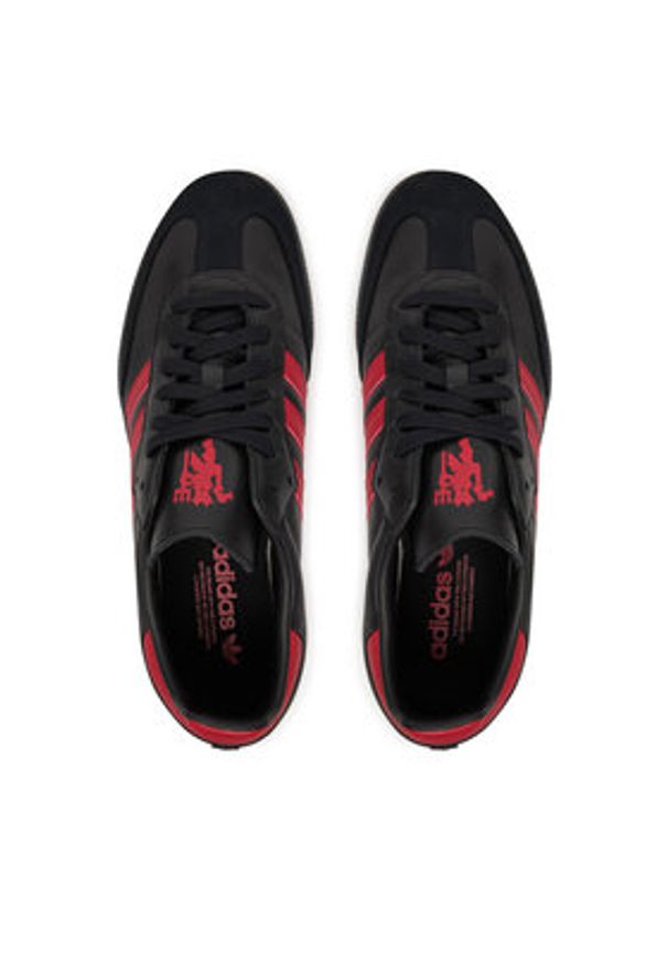 Adidas - adidas Sneakersy Samba Manchester United JQ4036 Czarny. Kolor: czarny. Materiał: skóra