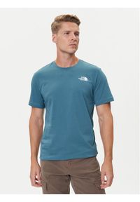 The North Face T-Shirt Redbox NF0A87NV Niebieski Regular Fit. Kolor: niebieski. Materiał: bawełna