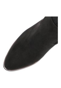 Czarne Kozaki Marco Tozzi Wygodne Eleganckie Buty Damskie. Kolor: czarny. Materiał: materiał. Styl: elegancki #7
