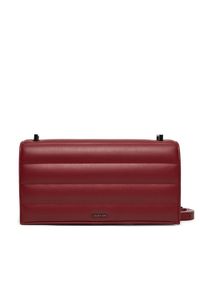 Calvin Klein Torebka Line Quilt Sm Conv Shoulder Bag K60K612639 Czerwony. Kolor: czerwony. Materiał: skórzane
