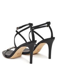 MICHAEL Michael Kors Sandały Lena 40R5LEHS1L Czarny. Kolor: czarny. Materiał: skóra