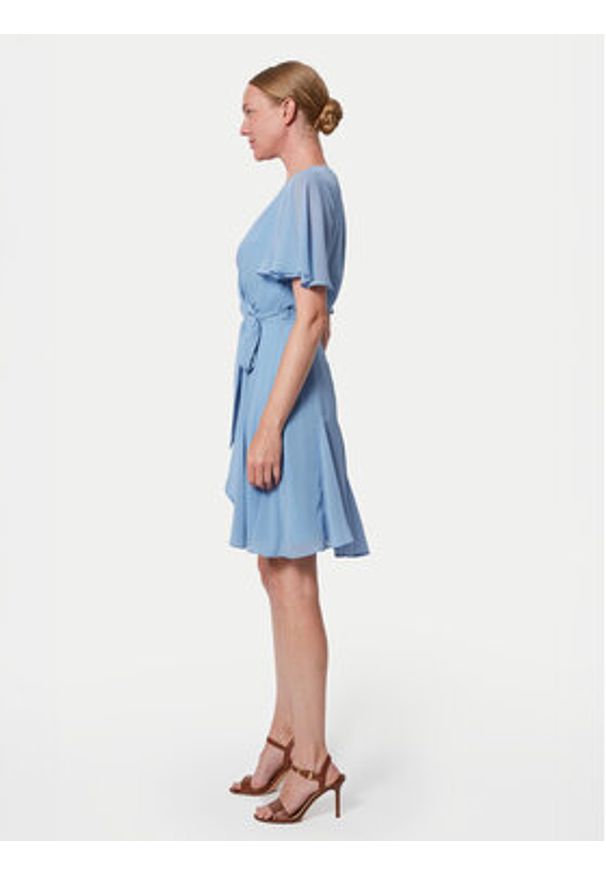 Lauren Ralph Lauren - LAUREN RALPH LAUREN Sukienka koktajlowa 250938944003 Niebieski Regular Fit. Kolor: niebieski. Materiał: syntetyk. Styl: wizytowy
