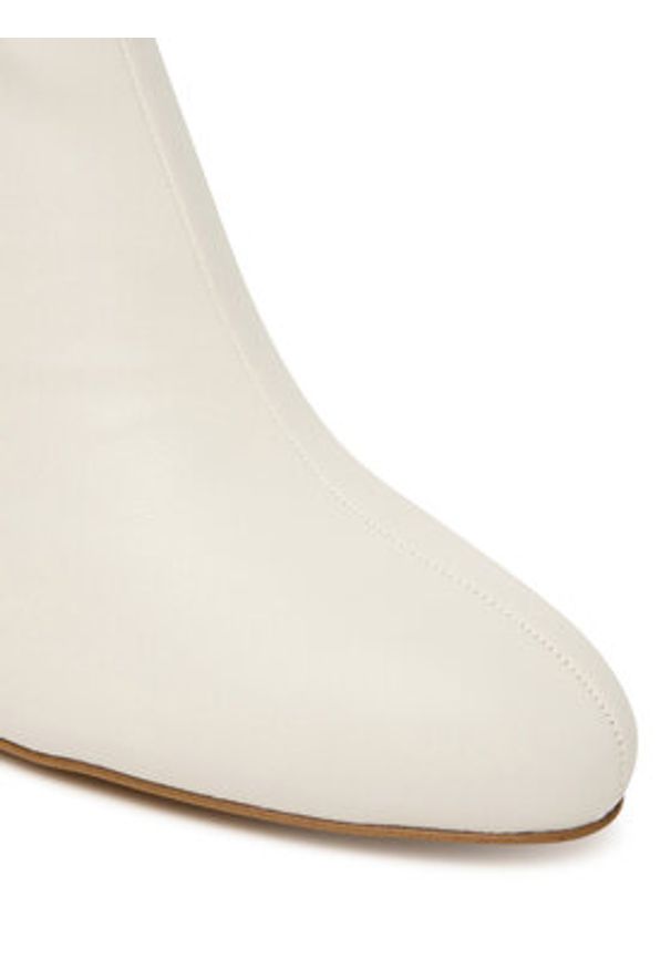 Aldo Botki Haucan 13618383 Biały. Kolor: biały. Materiał: skóra