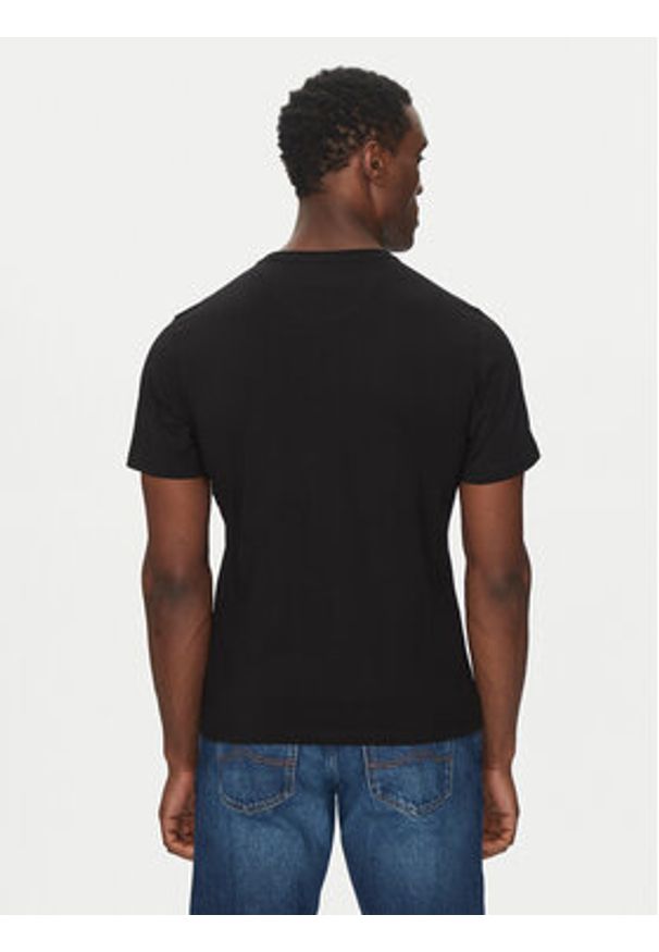 Barbour T-Shirt Essential Sports MTS0331BK31 Czarny Tailored Fit. Kolor: czarny. Materiał: bawełna