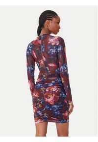 Guess Sukienka koktajlowa W5BK65 KCZC2 Kolorowy Slim Fit. Materiał: syntetyk. Wzór: kolorowy. Styl: wizytowy #4
