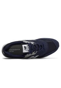 Buty męskie New Balance CM997HCE - granatowe. Okazja: na co dzień. Kolor: niebieski. Materiał: materiał, tworzywo sztuczne, zamsz, syntetyk. Szerokość cholewki: normalna #2