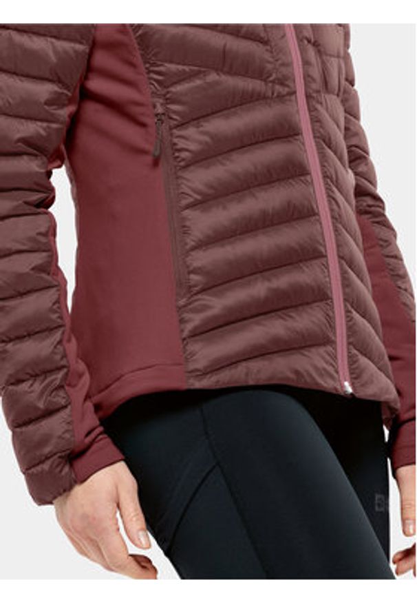 Jack Wolfskin Kurtka outdoor Routeburn Pro Ins Jkt 1207192 Bordowy Regular Fit. Kolor: czerwony. Materiał: syntetyk. Sport: outdoor