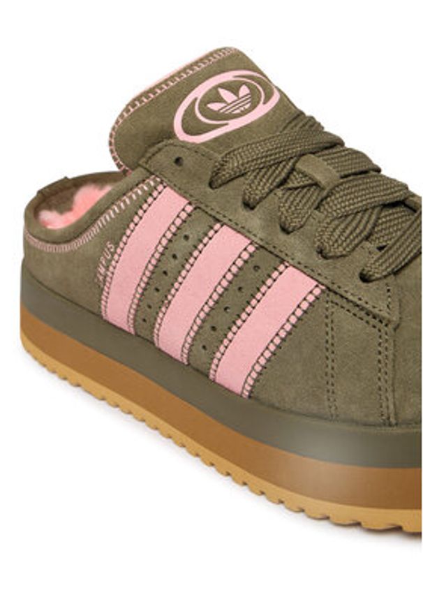 Adidas - adidas Sneakersy Campus 00S Winter Low IH1813 Khaki. Kolor: brązowy. Materiał: skóra, zamsz. Model: Adidas Campus