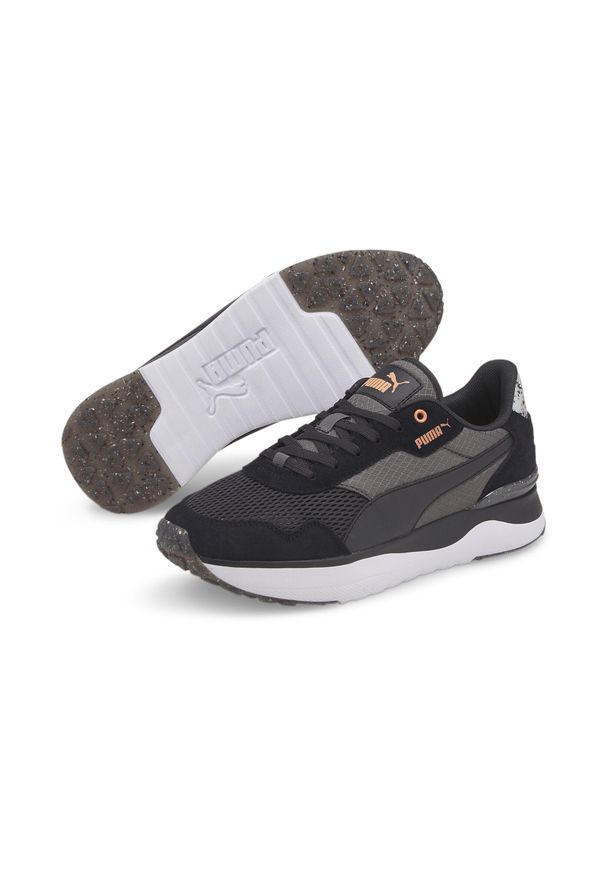 Buty do chodzenia damskie Puma R78 Voyage. Zapięcie: sznurówki. Kolor: czarny, różowy, wielokolorowy. Materiał: materiał. Szerokość cholewki: normalna. Sport: turystyka piesza