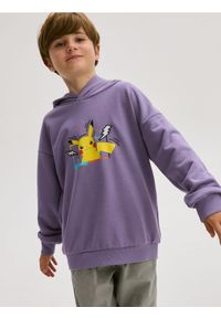 Reserved - Bluza Pokémon - fioletowy. Kolor: fioletowy. Materiał: bawełna, dzianina #1