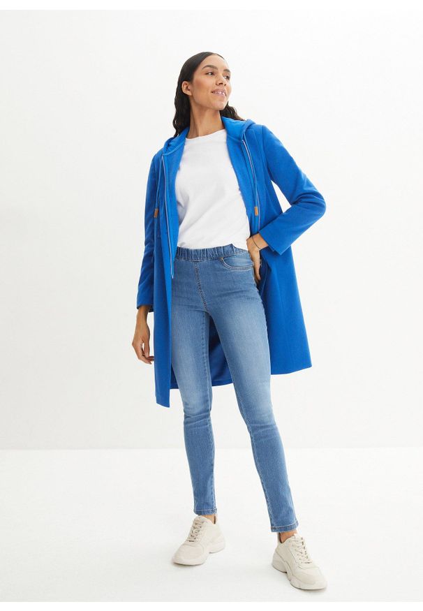 bonprix - Wygodne tregginsy ze stretchem. Kolor: niebieski