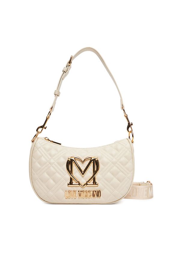 Love Moschino - LOVE MOSCHINO Torebka JC4301PP0MK1211A Écru. Materiał: skórzane