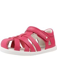 Sandały BOBUX TROPICANA II Rose. Kolor: różowy. Materiał: skóra. Sezon: lato