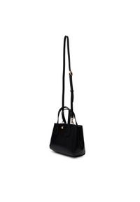 Calvin Klein Torebka Ck Mini Tote Crossbody LV04F3520G Czarny. Kolor: czarny. Materiał: skórzane #3
