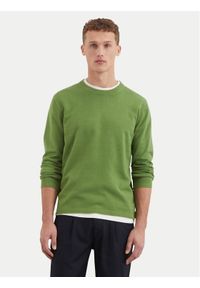 Marc O'Polo Sweter 522 5123 60248 Zielony Regular Fit. Typ kołnierza: polo. Kolor: zielony. Materiał: bawełna #1