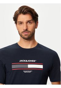 Jack & Jones - Jack&Jones T-Shirt South 12256784 Niebieski Standard Fit. Kolor: niebieski. Materiał: bawełna