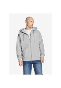 Bluza sportowa męska Prosto Logo z kapturem. Typ kołnierza: kaptur. Kolor: szary #1