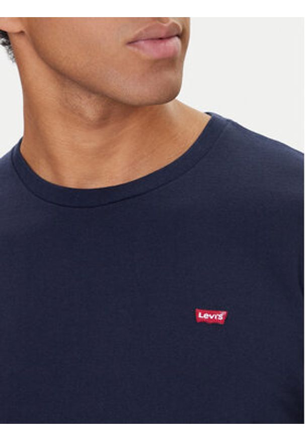 Levi's® T-Shirt The Original 56605-0017 Granatowy Regular Fit. Kolor: niebieski. Materiał: bawełna