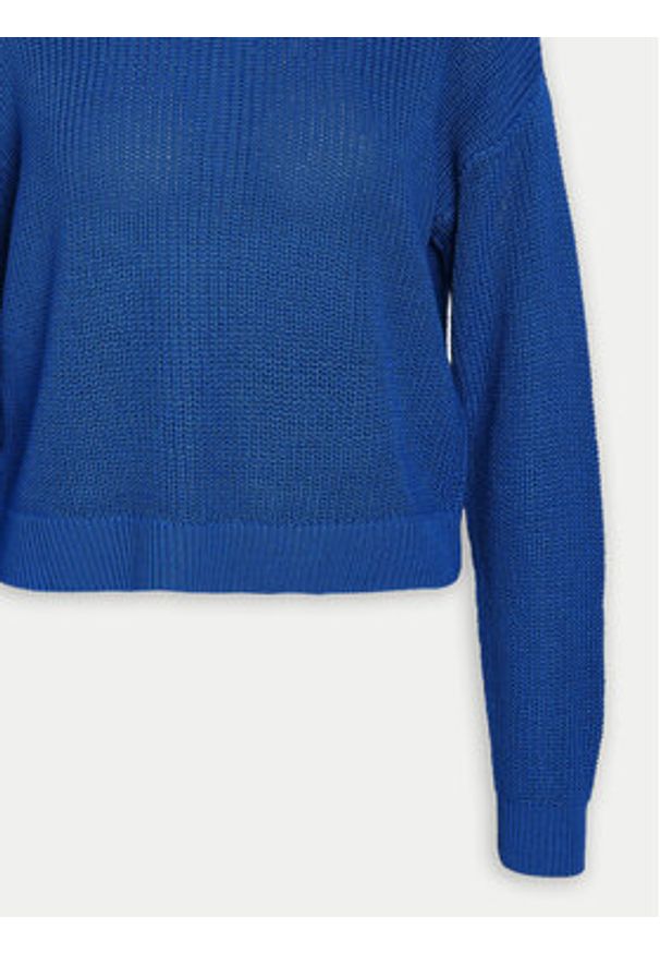 Noisy may - Noisy May Sweter Maysa 27021536 Niebieski Relaxed Fit. Kolor: niebieski. Materiał: syntetyk, bawełna
