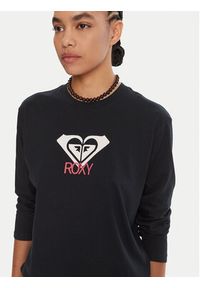 Roxy Bluzka Hangloose Art Ls ERJZT06035 Czarny Regular Fit. Kolor: czarny. Materiał: bawełna #5