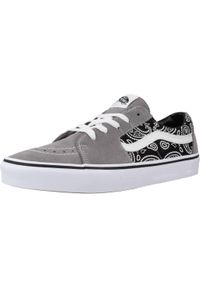 Tenisówki Vans Model Sk8-low Kolor Szary. Kolor: szary. Materiał: tkanina, skóra