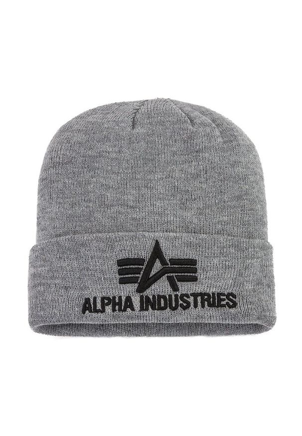Alpha Industries - ALPHA INDUSTRIES BEANIE > 16891017. Materiał: materiał, akryl. Wzór: ze splotem. Styl: klasyczny