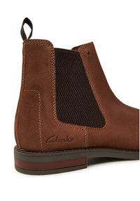 Clarks Sztyblety Jaxen Easy 26179436 Brązowy. Kolor: brązowy. Materiał: zamsz, skóra #3