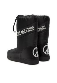 Love Moschino - LOVE MOSCHINO Śniegowce JA24032G1LISA000 Czarny. Kolor: czarny. Materiał: materiał #7