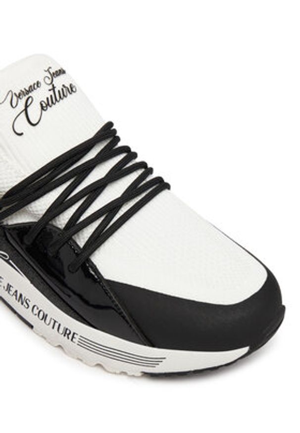 Versace Jeans Couture Sneakersy 79VA3SA8 ZSC96 L02 Biały. Kolor: biały. Materiał: materiał