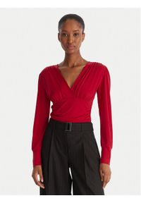 ACCESS FASHION Body 54-2018-324 Czerwony Slim Fit. Kolor: czerwony. Materiał: syntetyk